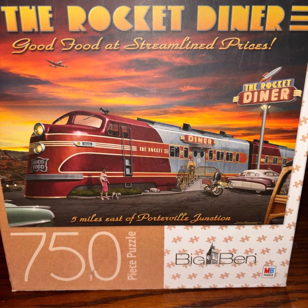 BIG BEN THE ROCKET DINER PUZZLE - 750 PCS